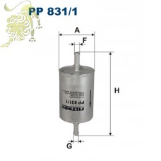 PP 831/1 FILTRON Фильтр топливный (BK10201/70244ASAM/NF-2116)